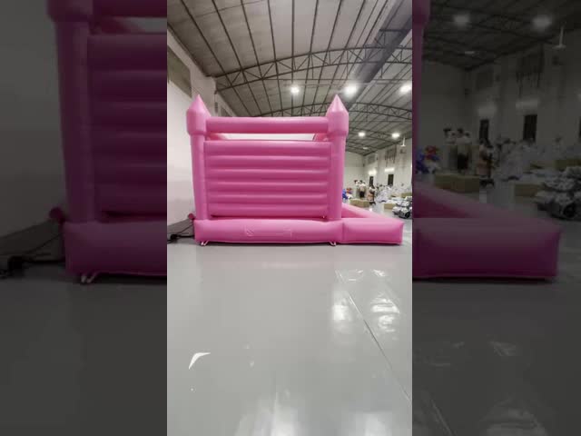 Popular Moonwalk Pink Inflatable Bouncy Castle Bounce House Jumping Castle