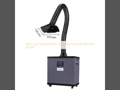Black Laser Smoke Purifier 210W Welding Smoke Absorber FES200 video