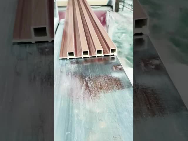 WPC wall panel interior wall decorative popular wall cladding wooden color