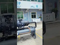 Energy Saving Low Temp Chillers 220V 380V 415V 460V 480V Screw Type Water Cooled Chiller