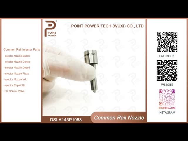 Bosch Diesel Nozzle Common Rail Nozzle DSLA143P1058 Para 0 445120018/113