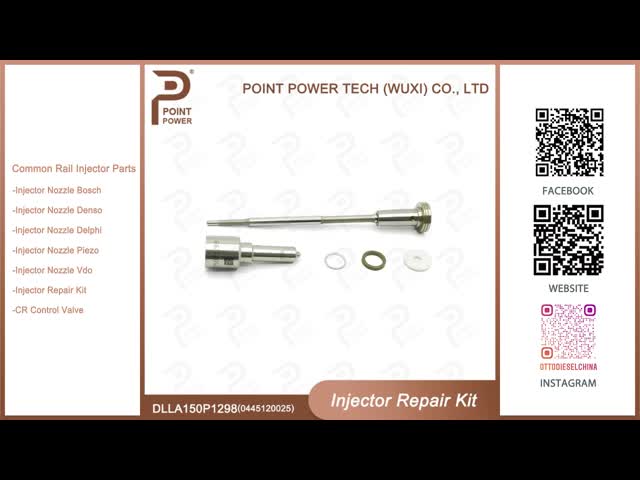 Bocal comum do trilho de DLLA150P1298 Bosch para OEM 0445120025 dos injetores