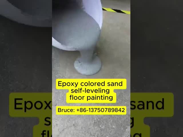Epoxy Colored Sand Flooring Marble Stone Floor Coating Durable Floor Painting Epoxy Self-leveling Floor Paint