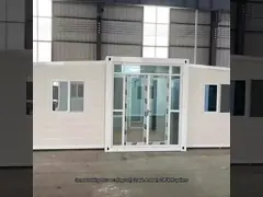 Fireproof Grade A Steel Prefab Folding House 20ft 40ft