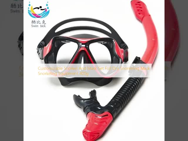 Deep diving face mask dry breathing tube set. Floatation mask for cross-border use in Southeast Asia. Swimming and diving glasses for adults.