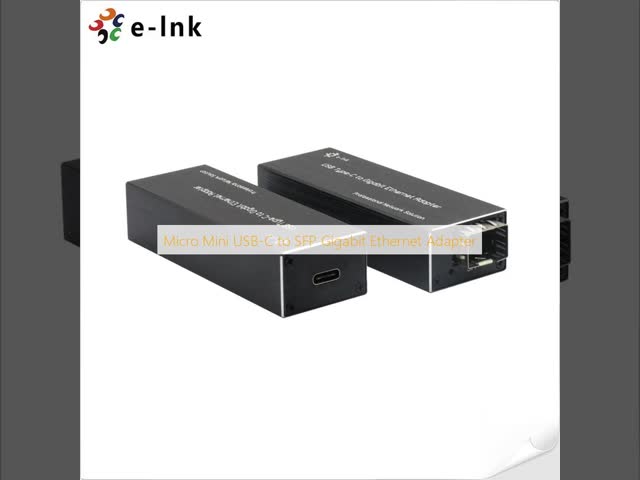 Micro Mini USB-C to SFP Gigabit Ethernet Adapter