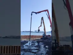 Hydraulic Earth Drilling Auger 25000N For 10 - 15 Tons Excavator