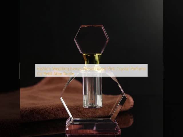 1ml Square Crystal Perfume Bottle with Screw Cap