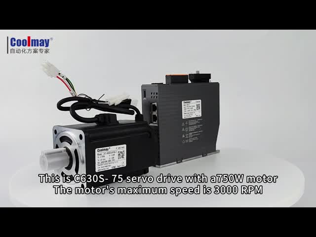 Single Phase AC220V PLC Servo Drive Coolmay Servo PLC All In One