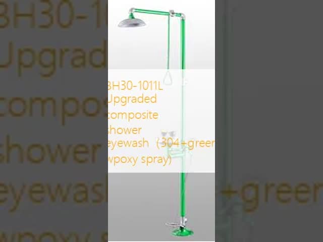 BH30-1011L Stainless Steel Emergency Shower Eyewash with Epoxy Coating