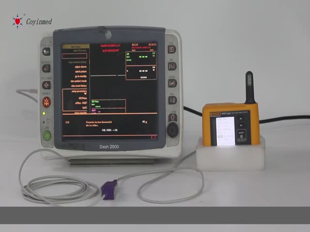 GE Healthcare SpO2 Adapter Cable 2021406-001, 100g, 11-Pin Connector