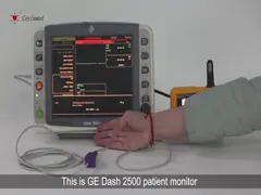 GE Healthcare SpO2 Adapter Cable 2021406-001, 100g, 11-Pin Connector