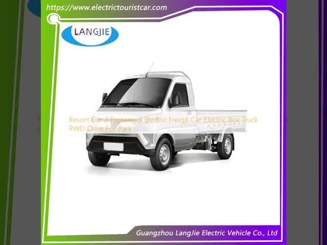 Resort Car 2  Passenger Electric Freigjt Car  Electric Box Truck RWD Drive For Park