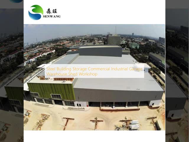 Custom Steel Structure Warehouse H Steel Frame Windproof Design