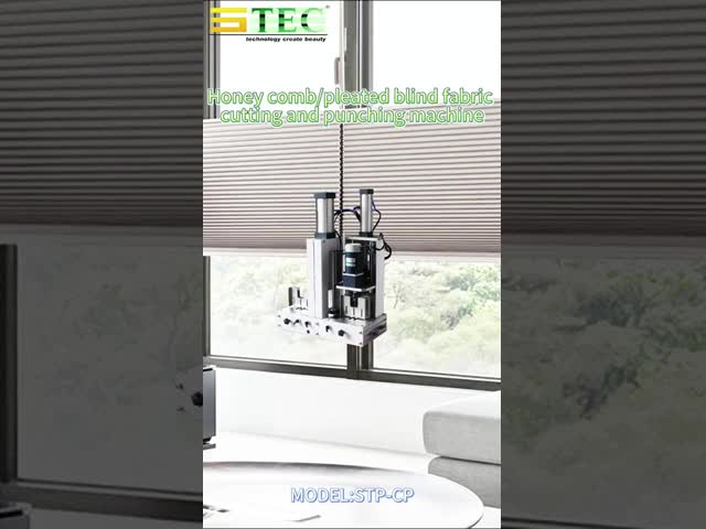 Multifunction Honeycomb Automated Pleated & Cellular Shade Fabrication System Pleated Blind Fabric Cutting And Punching Machine
