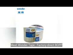 Clear BOPP Packaging Tape With Water-Based Adhesive