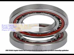 China Lightweight Four Point Ball Bearing , Robotic Thin Section Contact Bearings supplier