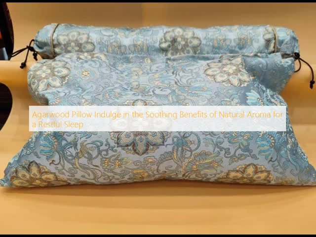 Natural Agarwood Pillow For Restful Sleep Relaxation Stress Relief