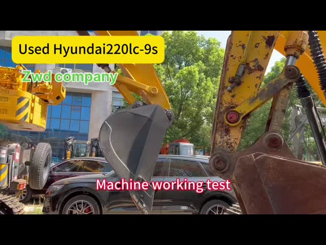 Hyundai 220LC-9S Used Crawler Excavator Second Hand Japan Engine 220LC-9S