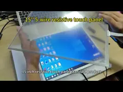 15 Inches 5-wire Resistive Touch Panel without Black Bezel for Medical and Industrial Equipment