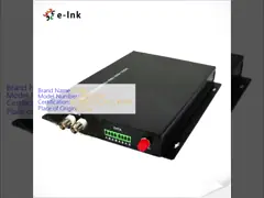 Transmetteur/récepteur à fibre optique unidirectionnelle SD-SDI/ASI