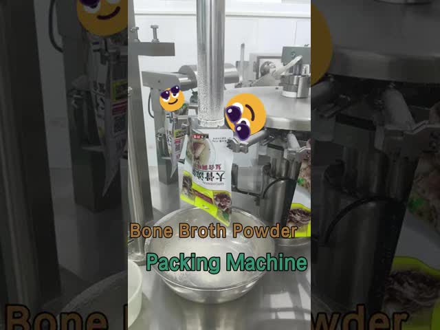 Máquina Envasadora de Polvo - Equipo de Envasado de Bolsas Totalmente Automático Multi-Estación para Productos en Polvo El video