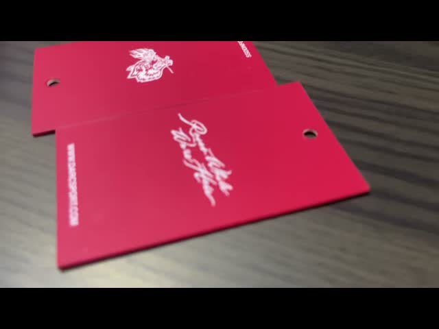 Compatibility Fits Most Standard Tags Custom Clothing Hang Tags with Snap Lock Style