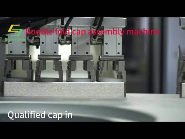 Mechanical Double Folding Cover Assembly Machine With High Capacity Servo Motor