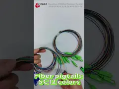 SC APC Fiber Optical Pigtails LSZH 900um SM Ceramic Ferrule For Splitter Box