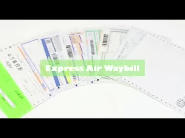 Custom Sizes Courier Air Waybill Digital Printing Carbonless Papers For Air Cargo Transportation