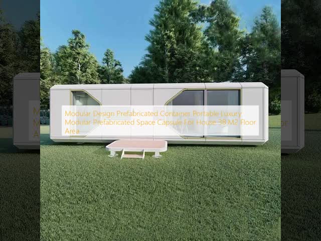 38㎡ Thermal Insulation Capsule House with Galvanized Steel Structure