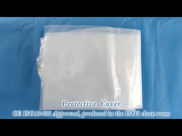 PE Transparent Sterile Medical Equipment Covers Surgical Microscope Drapes