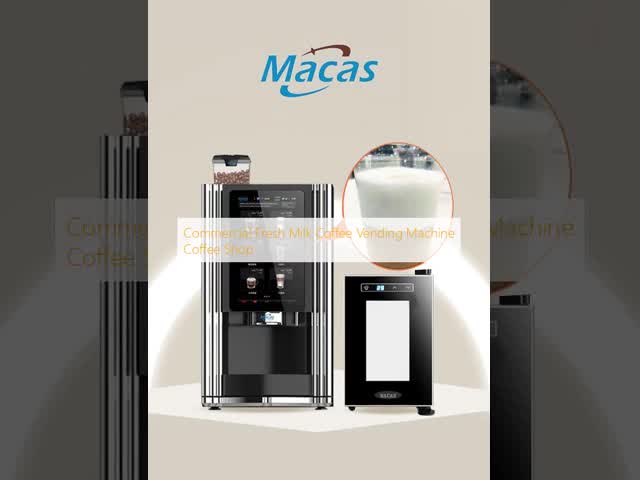 Fresh Milk Espresso Automatic Coffee Vending Machine Cafe Use