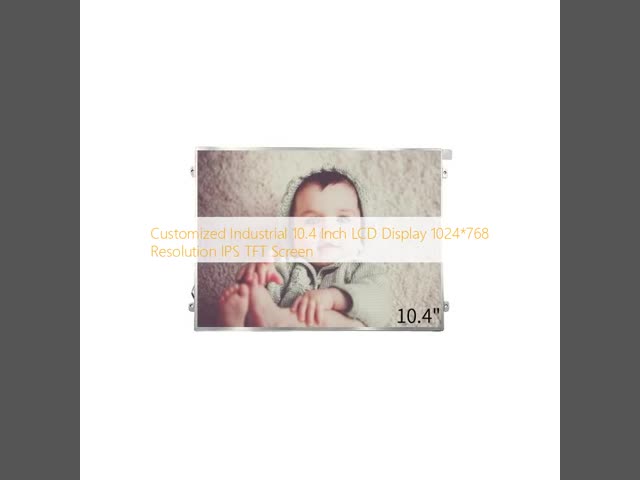 10.4 Inch Customized TFT LCD Module 60 PIN Industrial Panel Displays 600 Cd/M2