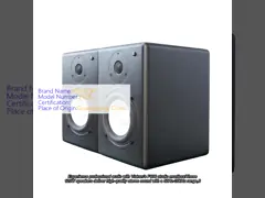 China Portable Bluetooth Speaker High Power Wooden Cabinet Desktop Sytlish Bluetooth Speaker Built-in Battery supplier