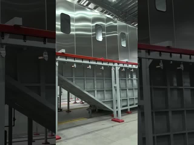 Automated Finish Line Powder Coating Paint Lines Precision Roller Clear Coat Spray Paint Line