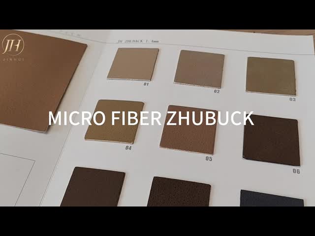 Premium Zhubuck Artificial Leather Waterproof Breathable Microfiber For Shoes