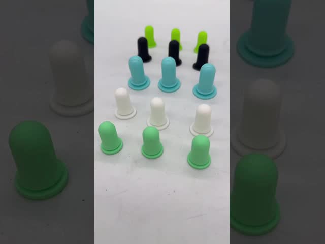 Food Grade Lab Silicone Rubber Bung Stopper Small Rubber Plugs White Color