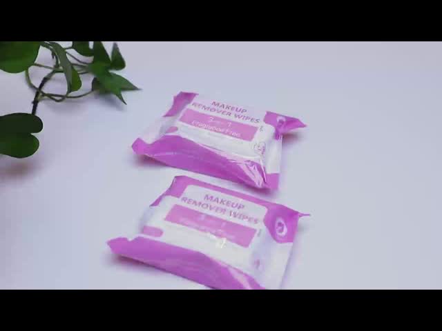 Wholesale coconut oil, aloe vera, vitamin E, hyaluronic acid makeup remover wipes