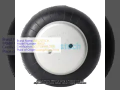 W01-358-0100 Air Spring Firestone Stile 110 Soltanto convolti in gomma