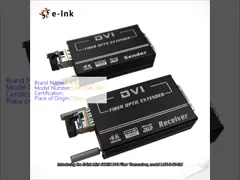 Mini 4KX2K DVI Transceiver à fibre SM10-80KM EDID manuel