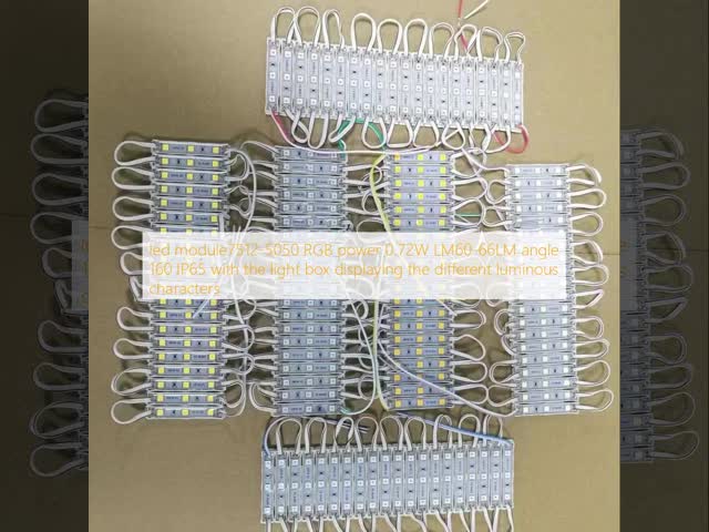 High Brightness  SMD 2835 LED Module 3LED 1.5W 160LM Each DC12V for Channel Letter Light Box