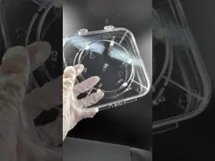 Adjustable Wafer Box Transparent PC Wafer Carrier for Semiconductor Protection