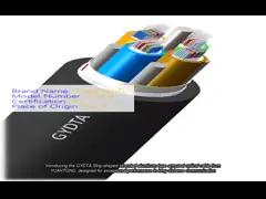 GYDTA 12코어 FTTH 광섬유 케이블 (PE 외피 포함)