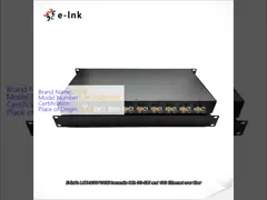 4-Kanaals 3G-SDI Glasvezelconverter met Ethernet