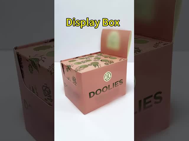 Custom Store Retail Countertop Tabletop Cardboard Display Box Stand Tray for Tubes
