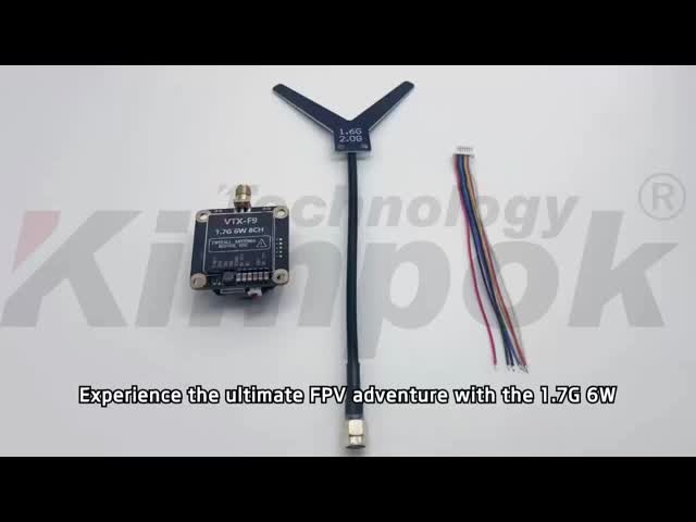 1.7G 6W 超強力ドローンシミュレーションワイヤレスビデオ伝送送信機 究極のFPV体験をお楽しみください