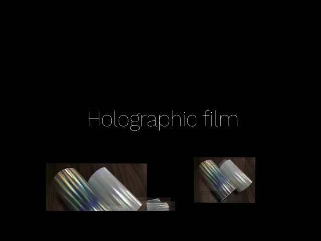 Various Holographic Patterns UV Cast & Cure Film Reusable 5-8 Times for Packaging and Printing