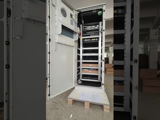 Custom Made Solar Telecom Power System FP2 48V 36KW+12.8KW T3 Solar Outdoor Telecommunication  Cabinet