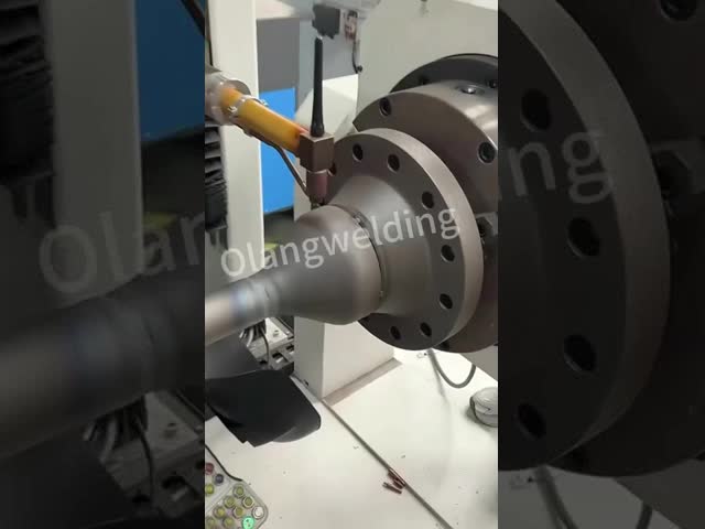 380V Voltage Flange Welding Machine for 0.8-3.2mm Welding Wire Diameter Water-cooling Method